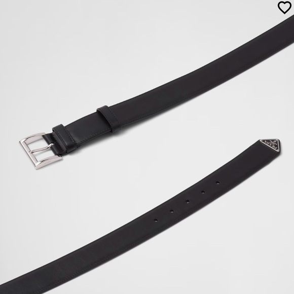 Prada Women Calfskin Leather Belt New 75 main image 7
